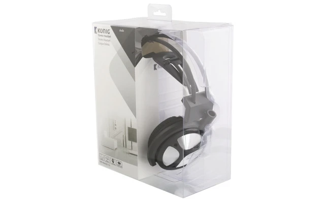 Set de auriculares estéreo con USB y función de vibración de graves - König CMP-HEADSET170