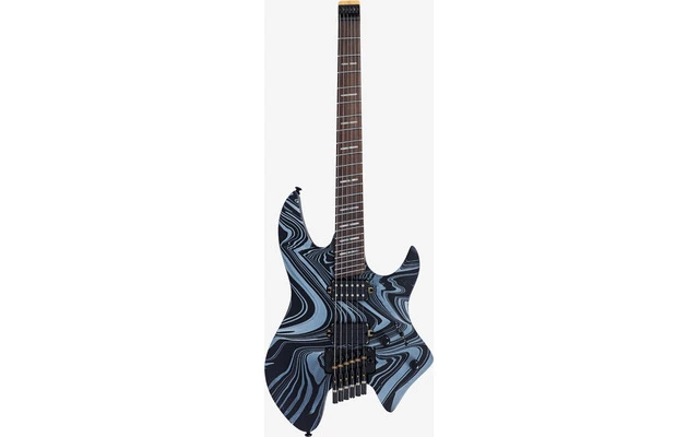Sire Guitars X6 Headless 6 Black Swirl
