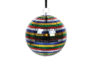 Bola de espejos de colores 30 cm