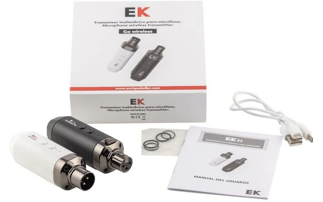 EK Audio EKTI - Transmisor inalámbrico para micrófono