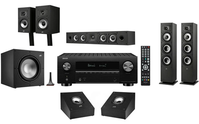 Denon AVC-X3800 + Polk Audio MXT Home Cinema Dolby Atmos