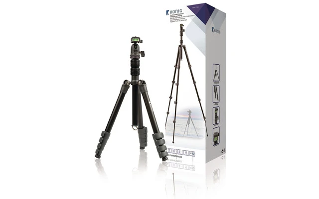 Trípode profesional para cámaras de fotos y vídeo de 114 cm