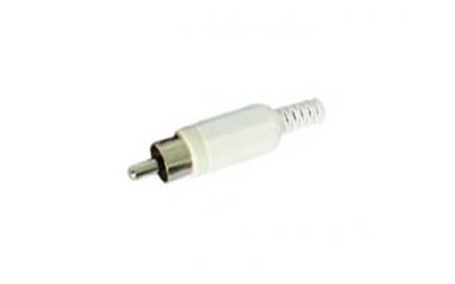 Conector RCA Macho - Blanco