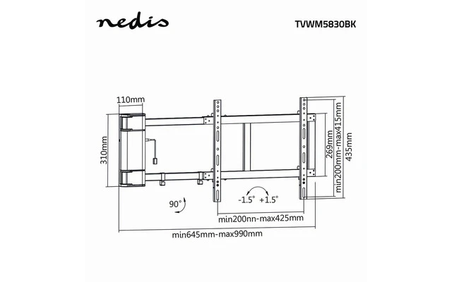 Soporte Motorizado de Pared para TV - 32