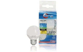 Bombilla globo micro LED con esmerilado, 5 W