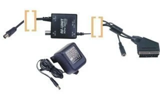 Adaptador de RF para DVD, satelite, camaras, video-juegos