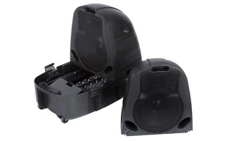 Sound Mach V - Equipo de sonido portátil para DJ - 2 x 75 W