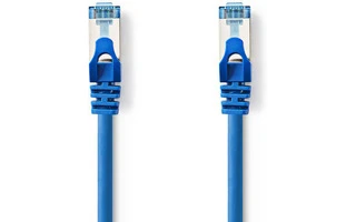 Cable de Red CAT6a SF/UTP - RJ45 Macho - RJ45 Macho - 1,0 m - Azul