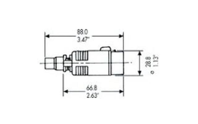 Amphenol AEP 511PB - Conector aéreo de Altavoz 5 Pines hembra negro