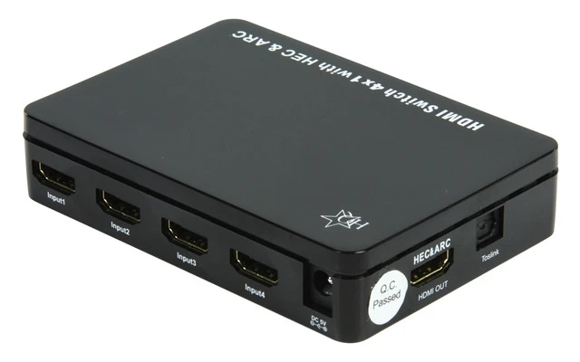 Conmutador HDMI de 4 puertos