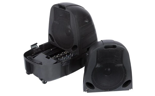 Sound Mach V - Equipo de sonido portátil para DJ - 2 x 75 W