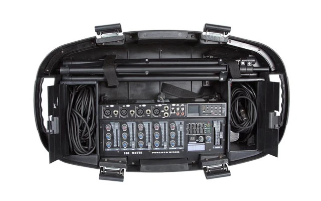 Sound Mach V - Equipo de sonido portátil para DJ - 2 x 75 W