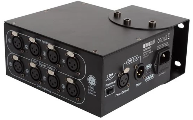 Separador de DMX de 8 vías - carcasa compacta