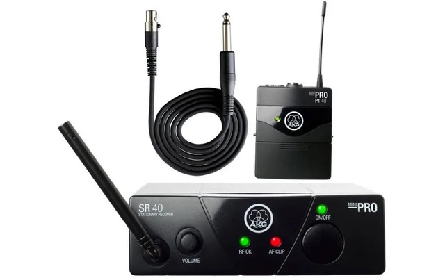 AKG WMS 40 PRO Mini Instrumental Set Frecuencia: 661.100 Mhz - US45B