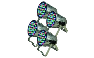 4 x Focos LED IkariLight 39 LEDs RGB 1W