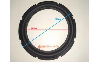 Amortiguador suspensión caucho de 12" - gran recorrido