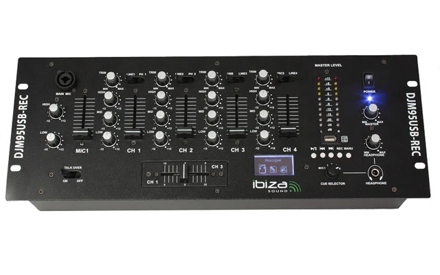 Ibiza Sound DJM950 - Reproductor USB y grabador