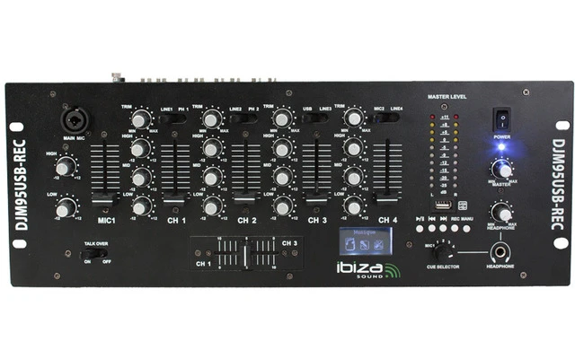 Ibiza Sound DJM950 - Reproductor USB y grabador