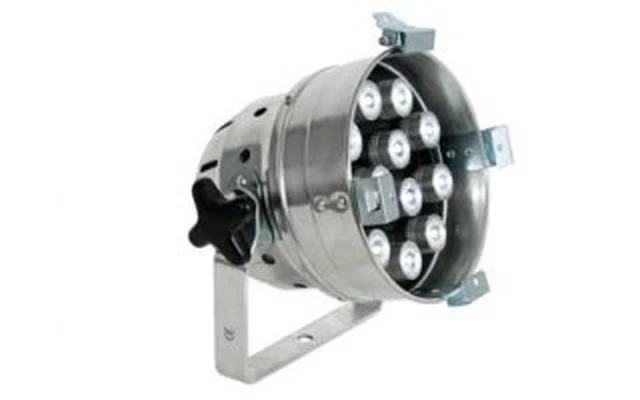 FOCO PAR56 - 12 LEDs BLANCOS DE 1W - CAJA CROMADA
