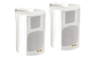 Juego de 2 cajas acústicas dinamicas redondas de 2 vías 4"
