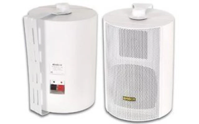 Juego de 2 cajas acústicas dinamicas redondas de 2 vías 4