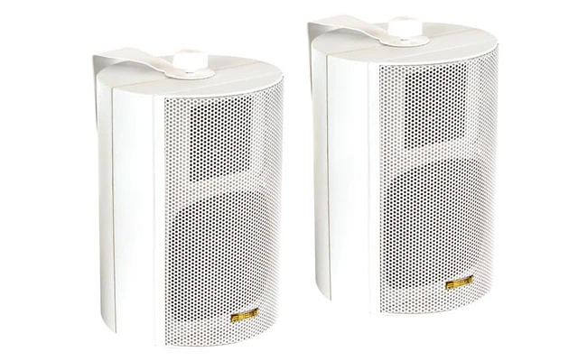 Juego de 2 cajas acústicas dinamicas redondas de 2 vías 4