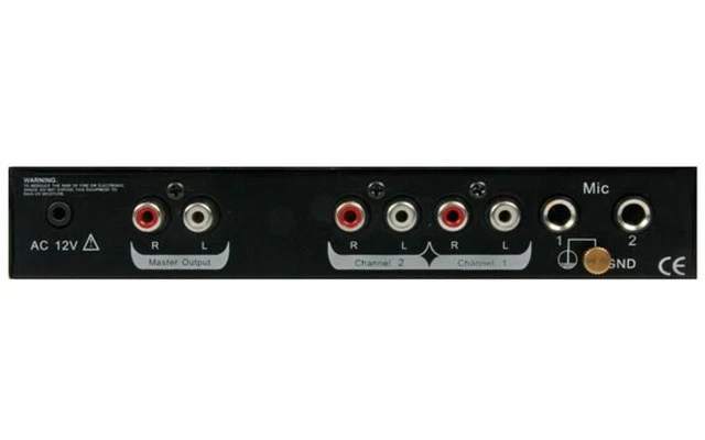 Mesa de mezclas - 2 Canales + Entrada USB