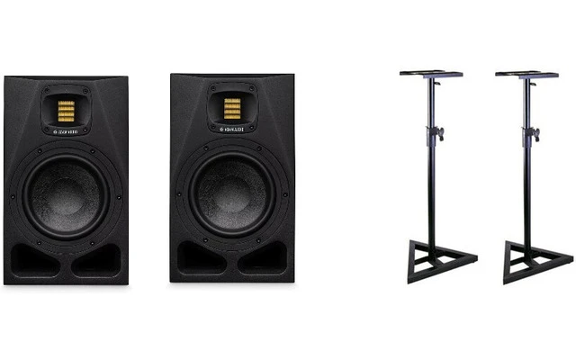 Pack  Pareja Adam A7V con Soportes