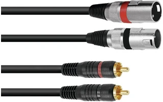 Omnitronic Cable RCA a XLR 1.5M