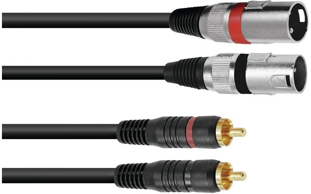 Omnitronic Cable RCA a XLR 1.5M