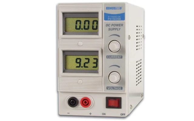 FUENTE DE ALIMENTACIÓN PARA LABORATORIO DC  0-15V / 3A DISPLAY 