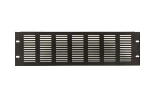 PANEL DE VENTILACIÓN PARA RACK 19", 3U, ESPESOR 1.2mm, NEGRO