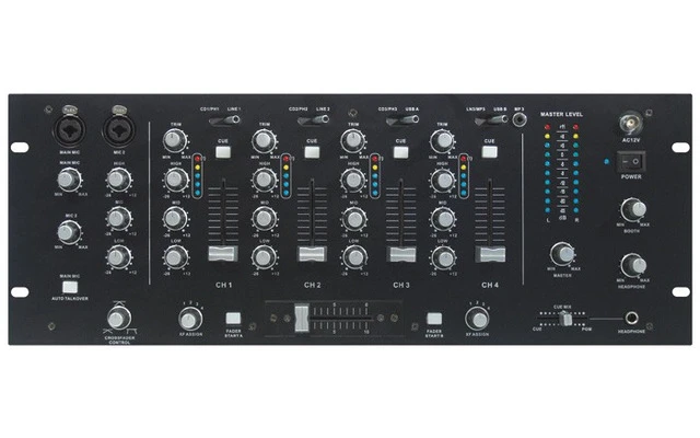 STM-7005 Mezclador 4 canales USB/MP3