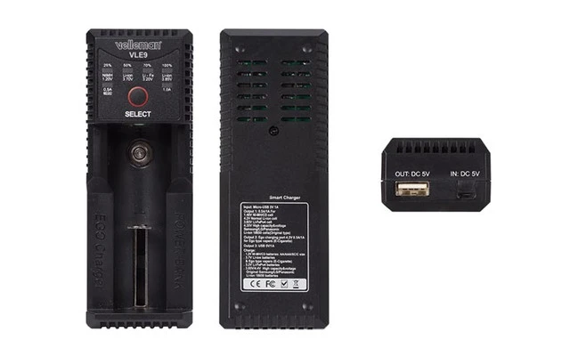 Cargador de batería inteligente para baterías NiMH / NiCD / Li-ION / Li-FePo4