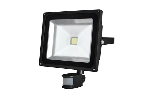 PROYECTOR LED CON SENSOR PIR PARA EXTERIORES - 50W EPISTAR CHIP - 6500K