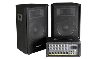 Juega PA con 2 altavoces 150W RMS