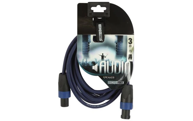 Cable de altavoz SpeakOn diametro 2x2.5mm², Conector de 2 polos macho - 3 metros