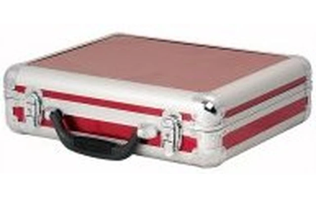 Flightcase para 7 microfonos - Color Rojo