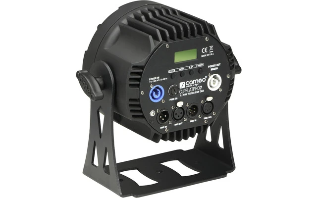 Cameo FLAT Pro Par CAN 7 - Foco PAR LED RGBWA plano 7 x 10 W con Carcasa negra