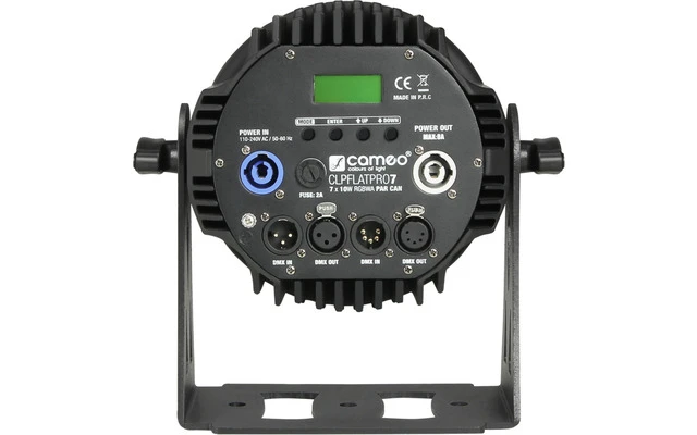 Cameo FLAT Pro Par CAN 7 - Foco PAR LED RGBWA plano 7 x 10 W con Carcasa negra