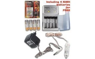 Cargador rápido de baterías Ni-Cd & Ni-MH tipo AA, A