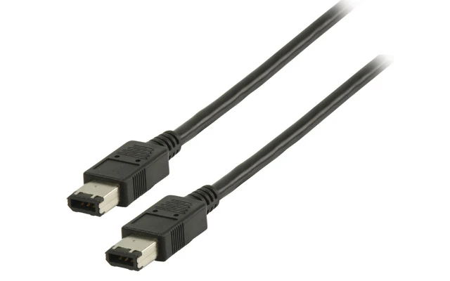Cable FireWire de 6-pines a 6-pines