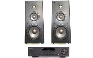 AIWA AMU 120 BT + Dynavox MS2803 - 8" - 3 Vías - 120W - Pareja