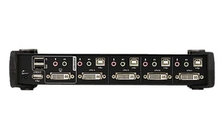 KVM 4 Puertos USB 2.0 3D DVI
