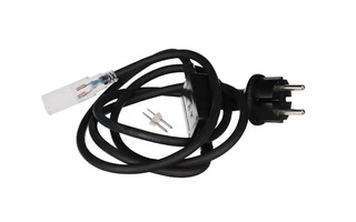 Cable de alimentación para mangueras luminosas con LEDs - Resistente al agua - 1 ud