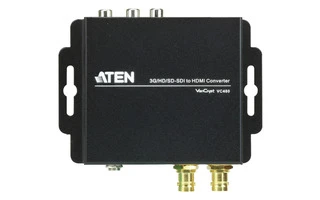 Convertidor de HDMI 1x SDI - Salida HDMI / 2x RCA Hembra / 1x Coaxial Audio / 1x SDI