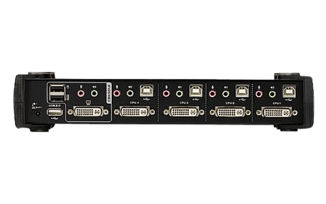 KVM 4 Puertos USB 2.0 3D DVI