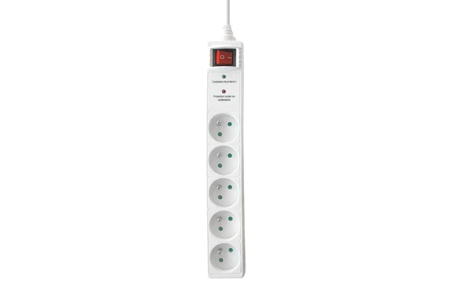 Protector contra sobrevoltaje de 5 vías 1.5 m