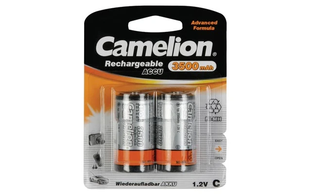 NiMh C 1.2V-3500mAh (2 uds./blister)