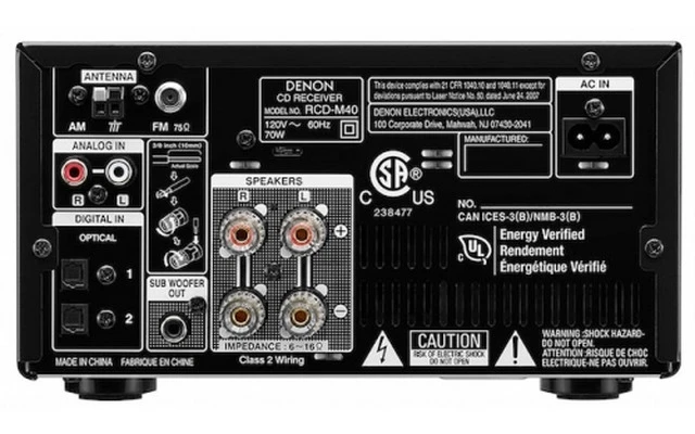 Denon RCD-M40 Negro